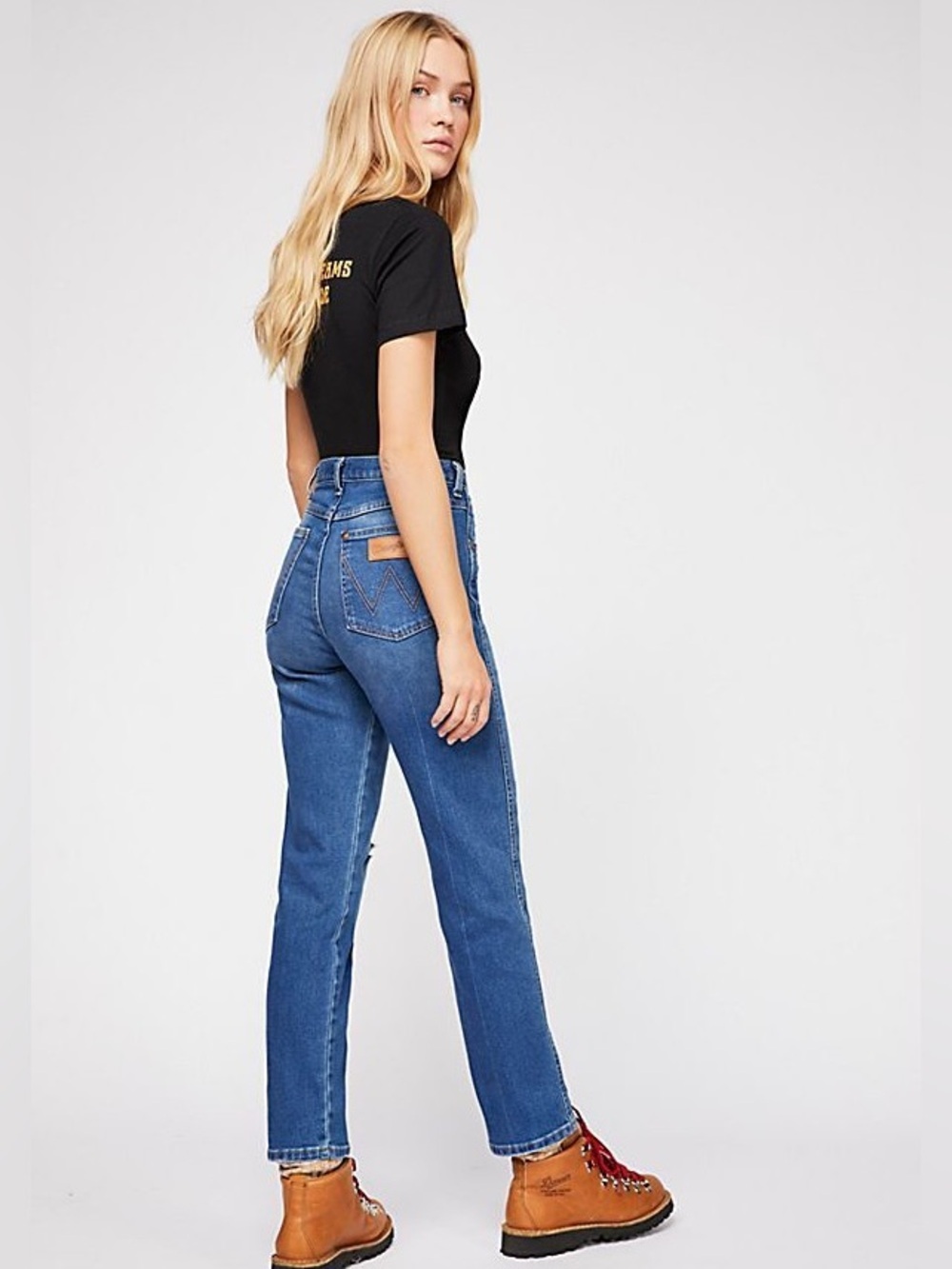 Wrangler Heritage High Rise Straight Leg Jeans Size 28 X 28 Fits like a 27